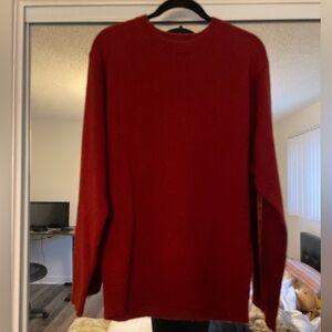 Classic Pendleton Red Men's Sweater